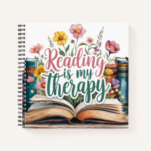 Reading is My Therapy Wildflower Reading Journal