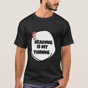 Reading is my Thing Funny Bookworm Reading book Lo T-Shirt