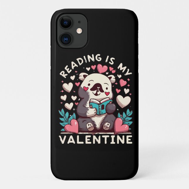 Reading Is My Valentine Case-Mate iPhone Case (Back)