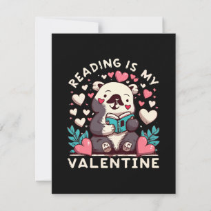 Reading Is My Valentine RSVP Card