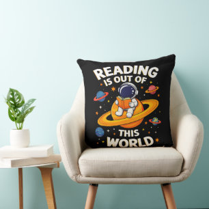 Reading Is Out Of This World Cushion