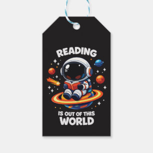 Reading is out of this world gift tags