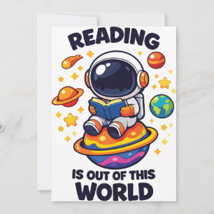 Reading is out of this world invitation