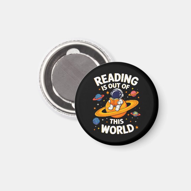 Reading Is Out Of This World Magnet (Front/Back)