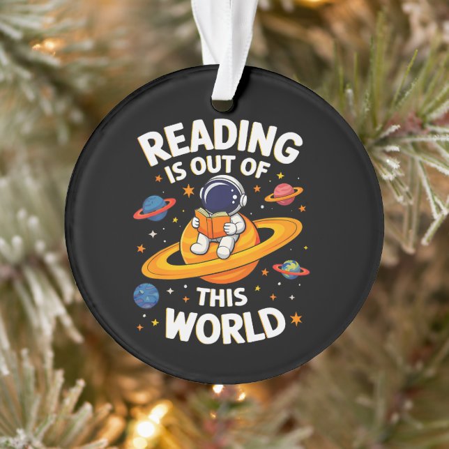 Reading Is Out Of This World Ornament (Tree)