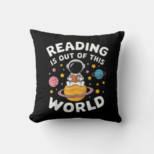 Reading Is Out Of This World Space Cushion
