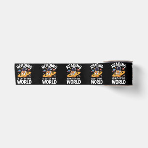 Reading is Out of This World Space Funny Books Lov Satin Ribbon