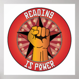 Reading Is Power Poster