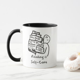 Reading Is Self-Care Combo Mug for Book Lovers