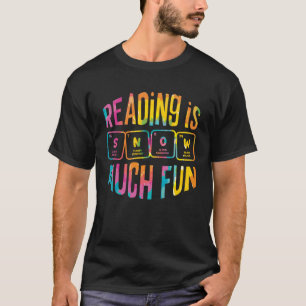 Reading Is Snow Much Fun Science of Reading T-Shirt