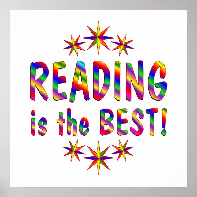 Reading is the Best Poster (Front)