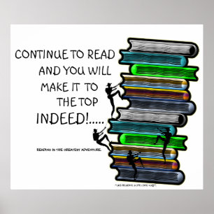 Reading is the Greatest Adventure Poster