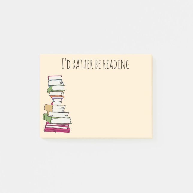 Reading Love Stocking Stuffer Post-it Notes (Front)
