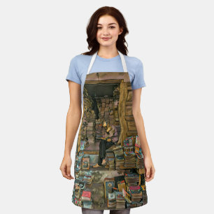 Reading Lovers Gift For Librarian Apron