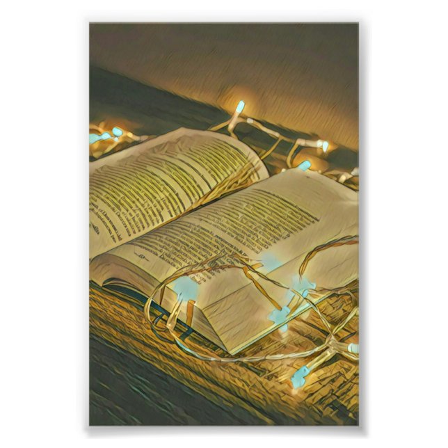 Reading Lovers Gift For Librarian Photo Print (Front)