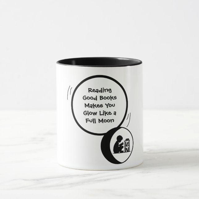 Reading Makes You Shine Mug (Center)