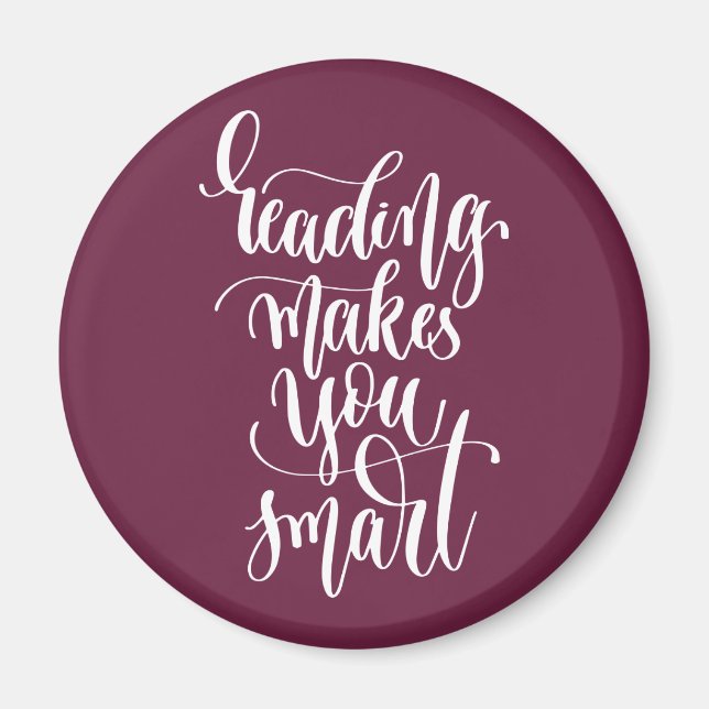 Reading Makes You Smart Magnet (Front)