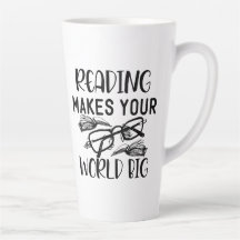 Reading makes your world big T-Shirt Two-Tone Coff
