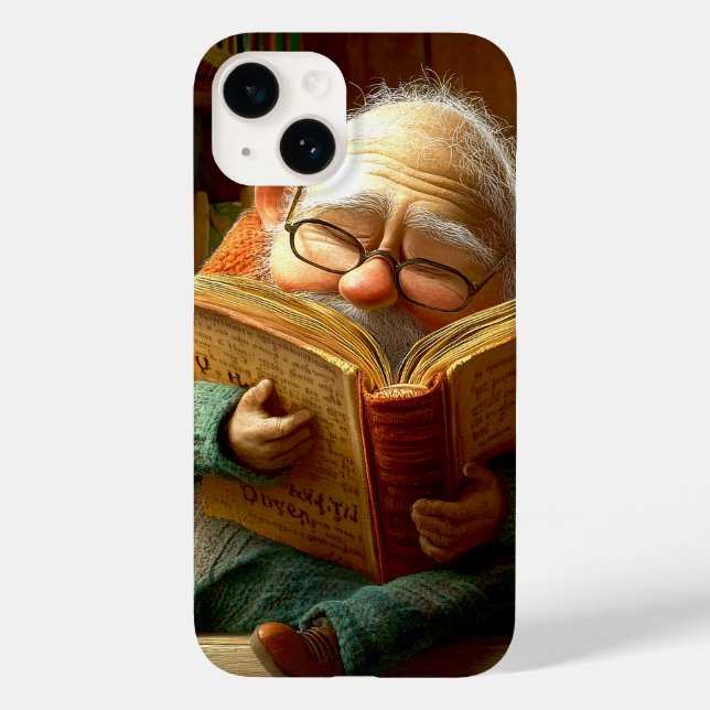 Reading Man Case-Mate iPhone Case (Back)