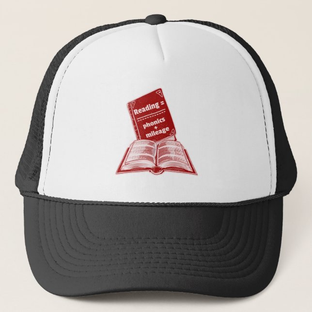 Reading mileage Phonics  Trucker Hat (Front)