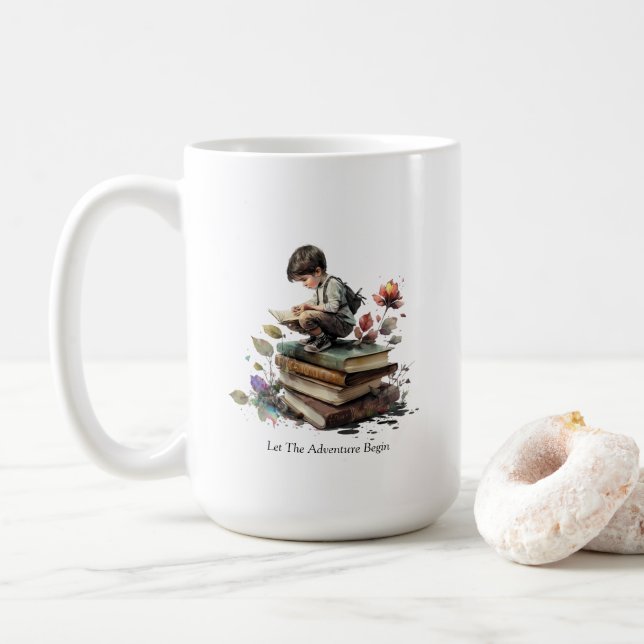 Reading Mug (With Donut)