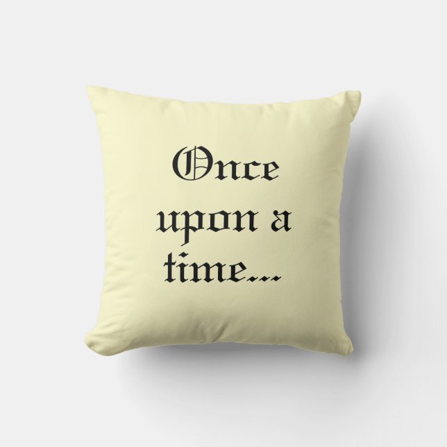 Reading nook cushion, beautiful script, reading cushion (Front)
