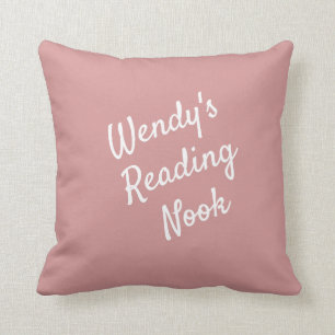 Reading Nook Cushion, Pretty Dusty Pink  Cushion