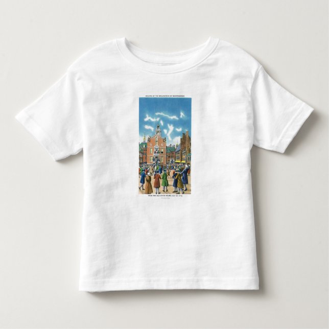Reading of the Declaration of Independence Toddler T-Shirt (Front)