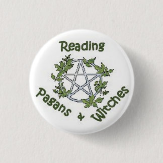 Reading Pagans & Witches Small Button Pin