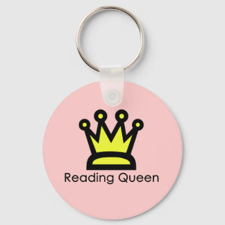 Reading Queen Keychain