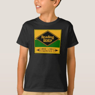 Reading Railroad Bee Line Service Kids T-Shirts