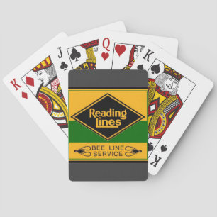 Reading Railroad,Bee Line Service Playing Cards