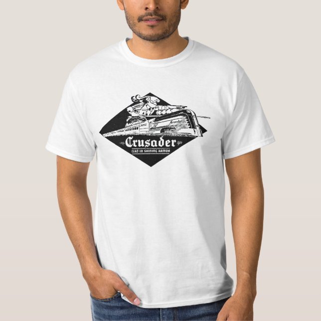 Reading Railroad Crusader Streamliner  T-Shirts (Front)