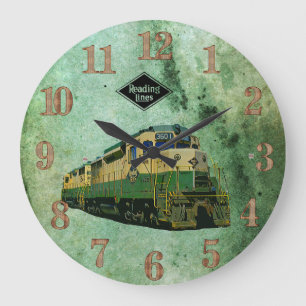 Reading Railroad GP-30 #3601    Large Clock