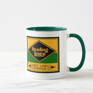Reading Railroad Lines, Bee Line Service Mug