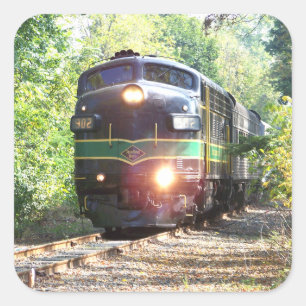 Reading Railroad Locomotive 903 Square Sticker