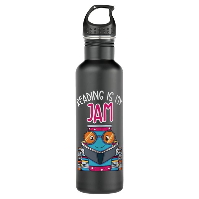 Reading - Reading Is My Jam 710 Ml Water Bottle (Front)