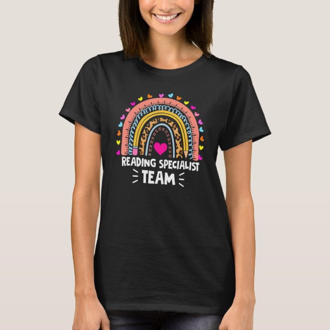 Reading Recovery Coach Teacher Reading Specialist  T-Shirt (Front)