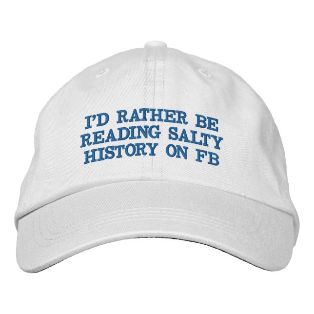 Reading Salty History Embroidered Hat (Front)