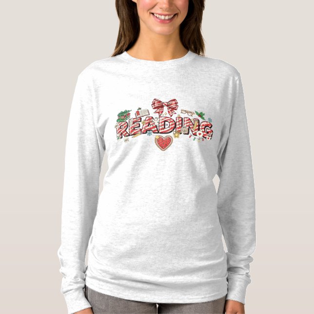 Reading School Christmas Long Sleeve T-Shirt (Front)
