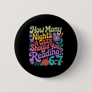 Reading Six Seven Meme Book Lover 67 Teacher 6 7 Cm Round Badge