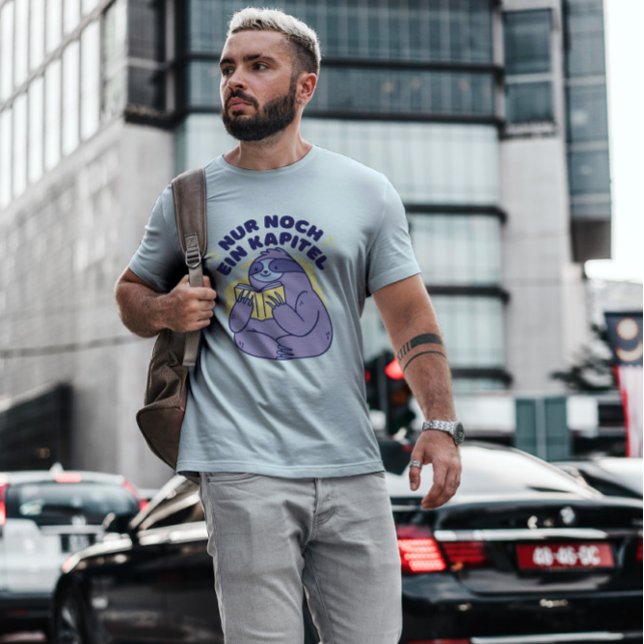 Reading Sloth German T-Shirt (Creator Uploaded)