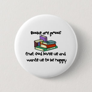 Reading T-shirts and Gifts. 6 Cm Round Badge