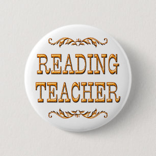 Reading Teacher 6 Cm Round Badge