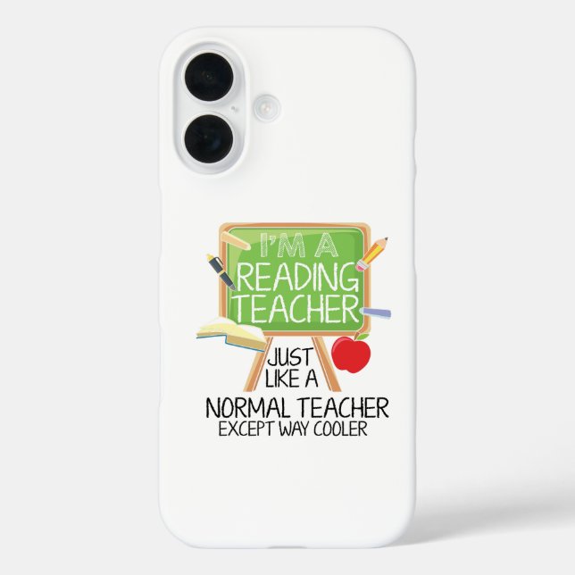 Reading Teacher Case-Mate iPhone Case (Back)