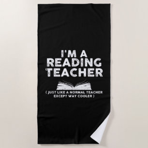Reading Teacher - I'm A Reading Teacher Beach Towel