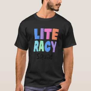 Reading Teacher Interventionist Specialist Literac T-Shirt