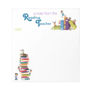 Reading Teacher Note Pad
