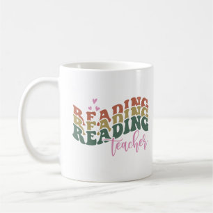 Reading Teacher Tshirt Coffee Mug