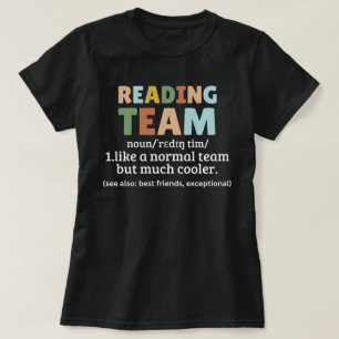 Reading Team Shirt,Bookish Shirt,Reading Teacher  T-Shirt